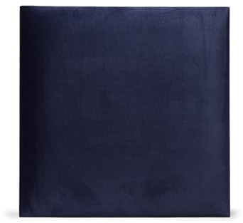Rebel of Styles - Gepolsterte Wandpaneele/Verkleidung/Verblender - Polsterpaneel mit Samt Wandkissen für effektiven Wandschutz - 0,09m² - Blue
