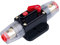 Keple 60A AMP-Schutzschalter 60A Inline-Sicherungshalter Inverter Block DC 12V-24V Volt Manuelle Rückstellung für Auto Automotive Marine Boot Audio Solar System Schutz