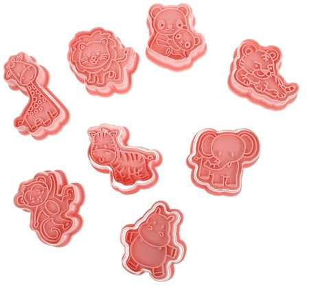 PRETYZOOM 8stücke Tierfreundliche Ausstechformen Für Kekse Teiliges Aus Lebensmittelechtem Kunststoff Einfache Reinigung Lagerung Für Heim Und Bäckerei-anwendungen Kreative Tierdesigns