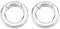 SUNNYCLUE Klein 10mm 925 Sterling Silber Halskette Ring Clip Feder Tor Ringe Feder O Ring Verschlüsse Armband Halskette Verkürzer Verschluss Karabiner Schnapp Clip Für Schmuckherstellung Verschlüss