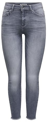 ONLY Female Skinny Jeans ONLBLUSH Mittlere Taille Skinny Fit Knöchellang Jeans