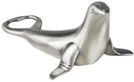 Funny Portable Animal Shaped Bottle Opener, Zinc Alloy Beer Beverage Drinking Opener Bar Gadget Glass Beer Kitchen Tools Barware for Beer Lovers Gifts (Sea Lions)