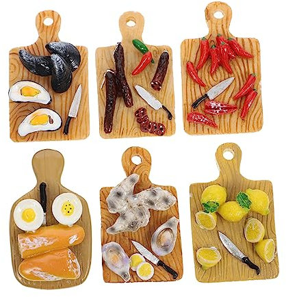 CRILSTYLEO 6piezas Imanes De 3D De Comida Decoración Creativa Adhesivos Magnéticos Fuertes y
