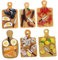 CRILSTYLEO 6piezas Imanes De 3D De Comida Decoración Creativa Adhesivos Magnéticos Fuertes y