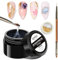 SUPWEE 3D Sculpture Gel Clear Semi-solid Modeling Gel for Rubbing Chrome Nail Powder Painting for Nail Art Rhinestone Decoration Minicure Curing Requires
