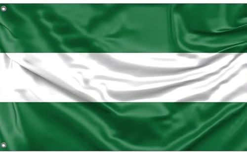 Bandera De Andalucía Estandarte Multicolor Banderas De Bienvenida Resistente Decoloración Bandera De Balcón Para Vacación Patio Festivales 90X150 Cm