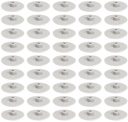 50x Abdeckkappen schraubenkappen Innensechskant SW 4 Schrauben Zylinderschrauben Schutzkappen, Grau RAL 7035