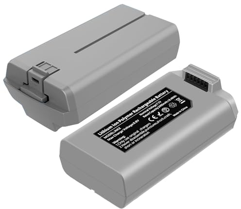 Dregin Mini 2 Akku 2 Stück, 2400mAh 7.7V Intelligent Flight Akku für DJI Mini 2 / SE / 2SE / 4K Drone