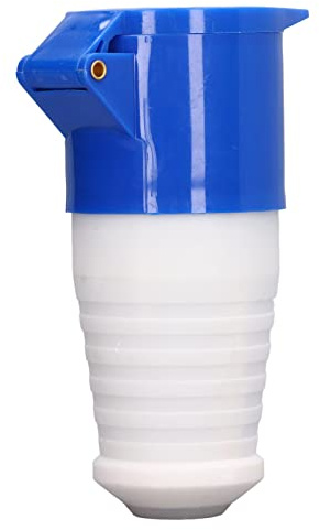 Yctze Industrie-Steckdose, 3-polig, Wasserdichter IP44-Stecker, 32 A, CEE, 220–250 V, Blau – Zuverlässige Stromversorgung für den Außenbereich für Werkstätten, Camping und Mehr (HR-223 (weiblich))