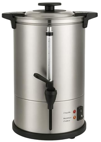 Générique Percolateur à Café Professionnel - 10 L - Double Paroi - 950 W - Robinet Anti-Goutte - 65 Tasses