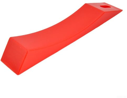Deadlift Silicone Barbell Plate Loader Weight Lifting Ramp Gym Equipment Accessory for Loading and Unloading Plates Safely(Red)