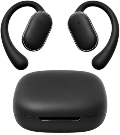 GYQX Auriculares Inalámbricos Bluetooth 5.4 Open Ear, Cascos Inalámbricos Bluetooth con Gancho Deportivo, Auriculares Inalámbricos de Oreja Abierta, IPX7 Impermeables, 50H, Micrófono