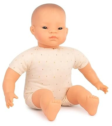Miniland Babypuppe mit weichem Körper, asiatisch 40 cm-31065, 15 inch