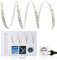 Kaltweißer 12V LED Streifen (Länge: 1 m, kaltweiß, cw, 60LED/m, IP65) inklusive Netzteil