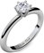 Verlobungsring Damen Silber 925 Zirkonia Stein Ring mit Gravur Sterling Silberring für Frau Frauen Sie Verlobungsringe Damenring rhodiniert Echtschmuck Antragsring Engagement Promise Ring Ringgröße 58