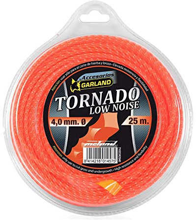 Garland Tornado 5599XA26 - Filo di nylon per decespugliatore, diametro 4,0 mm