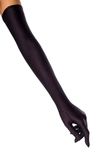 Unbekannt Unbekannt Damen-Handschuhe, einfarbig, mehrfarbig, Mehrfarbig, Einheitsgröße – Schwarz – Einheitsgröße