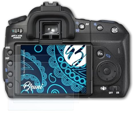 Bruni Schutzfolie kompatibel mit Sony Alpha a350 DSLR-A350 Folie, glasklare Displayschutzfolie (2X)