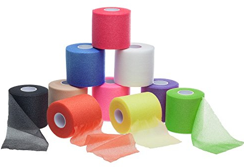 ZiATEC Power Underwrap - Unterverband aus Schaumstoff | Elastische-Binde zur Haarfixierung, Tapeschutz in viele Farben, Farbe:pink