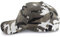 fashionchimp Military-Cap aus Baumwolle, stufenlose Weitenregulierung, Baseballcap, 6-Panel Camouflage Cap (Arctic)