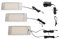 Lindby 3er Set LED Unterschrankleuchten (Unterbauleuchte) Svela dimmbar (Modern) in Alu (3 flammig,) - Unterbauleuchten Küchenleuchte