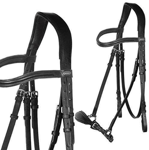 Heinick-Reitsport Trense Soft Hannoveranisch verstellbar Stride Schwarz ~ Classic ~ Warmblut