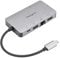 Targus USB-C Universal Docking Station, Alt Mode Single Video 4K HDMI/VGA Adapter, Ethernet, 2 x USB-A, USB-C and HDMI Ports with 100W Power Delivery - Silver