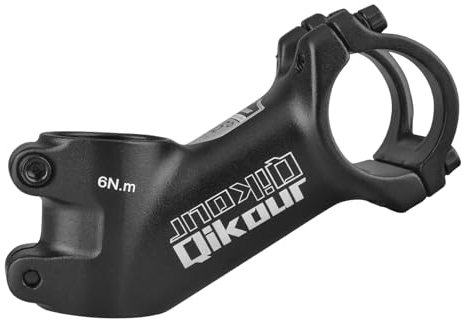 TRIWONDER 31.8 Vorbau, 35 Grad Einstellbare Lenkervorbau 70mm 80mm 90mm, Fahrradlenker, Gabelschaft Extender für Fahrrad BMX MTB Rennrad (Schwarz, 31.8 x 70 mm)