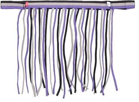 Imperial Riding Fliegenfransen IRH, Fliegenfransen aus Nylon mit Klettverschluss, Royal Lila, Cob