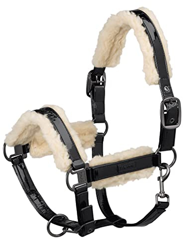 Eskadron Headcollar ###########Varnish schwarz - WARMBLUT