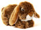Uni-Toys - Widderkaninchen, liegend (braun) - 18 cm (Länge) - Plüsch-Hase, Kaninchen - Plüschtier, Kuscheltier