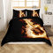 Homewish Gitarre Bettbezug Sets 135x200 Jungen Mädchen E Gitarre Bettwäsche Set Rockmusik Thema Tröster/Bettbezug Dekorative 2 Stücke Bettwäsche Kollektion mit 1 Kissenbezug für Zuhause Schlafzimmer