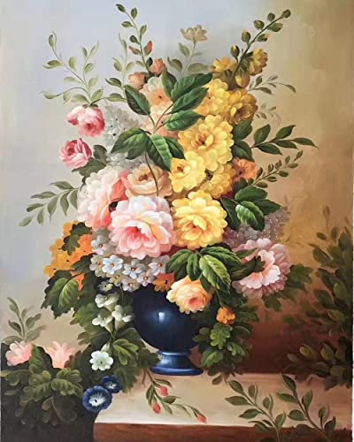 40 * 40cm / 40 * 50cm Personnalisez votre photo DIY Peinture par chiffres for adultes Kit de peinture à l'huile de débutant sur mur de toile sans cadre avec pinceaux paysage peinture facile de la déco