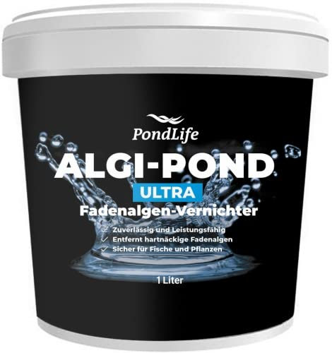 Algi-Pond Ultra - phosphatfreier Fadenalgenvernichter gegen Algenwachstum und Fadenalgen Größe 5 Liter