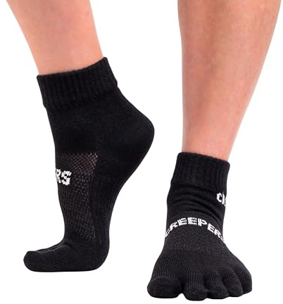 Creepers Anti-Blister Merino Wool Toe Socks – Quarter Crew | Running & Hiking, Unisex