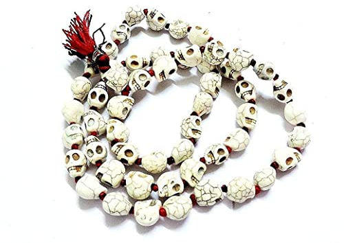 Aport Home Presents Indian Mund Mala Für Die Göttin Kali Gebets Halskette Mala 54+1 Tantra Japa Mala 6Mm #Aport-6037