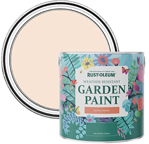 Rust-Oleum Pink Mould-Resistant Garden Paint In Satin Finish - Melrose 2.5L