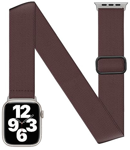 Banda para el tobillo/brazo compatible con Apple Watch Band 49 mm para mujeres y hombres, correa elástica ajustable para iWatch Serie 9 8 7 6 5 4 3 2 1 SE