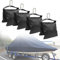 Boat Cover Sand Bag - Marine Grade Mooring Kit Boat Accessories, Windproof Weight Sandbags, Each 10 lbs Capacity, 4 Pcs