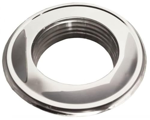 BirnePower Edelstahl Ofenrohr Kaminrohr Abgaselemente: Rohr Bogen Ofenknie T-Stück Regenhaube Rauchrohr Schornstein Abgasrohr Rosette Kaminaufsatz gewählter Artikel (150mm, Rosette)