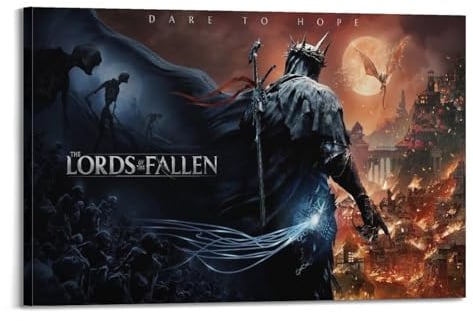 VZRSQZK Videospiel-Poster Lords of The Fallen, dekoratives Gemälde, Leinwand, Wandposter und Kunstdruck, modernes Familienschlafzimmer-Dekor-Poster, 20 x 30 cm