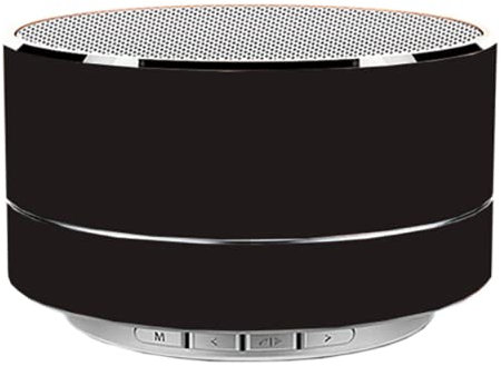 GIVOKE Mini Wireless Bluetooth Speaker with Microphone, Compatible with iPhone iPod Android Phones MP3 Players and More, Receive Calls (Black)