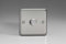 Varilight JSSM101 V-Pro Smart Wifi Dimmer, Classic Matt Chrome, 120w Max, 1-Gang