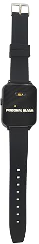 120dB Alarm-Armband, Alarmsirene und Blitzlicht am Handgelenk, im Notfall mit Fingertipp aktiviert (Schwarz)