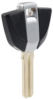 FSFY Clé vierge de rechange noire pour moto, lame non coupée pour BMW R1200GS S1000RR F800GS