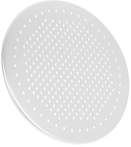 TOPBATHY Rundes Pizzablech Aus Aluminium Pizzabackform Mit Löchern Für Ofen Backzubehör Für Pizza Kuchenformen Zum Backen Grillbleche Pizzablech Für Haushalt