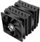 TR Peerless Assassin 120 SE negro, 6 tubos de calor, dos ventiladores PWM TL-C12C, enfriamiento de CPU de 155 mm de alto, para AM4/AM5 e Intel LGA 1851/1700 / 1150/1151/1200 (PA120SE NEGRO)
