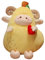 ORFOFE Kissen Spielzeug kinderzimmer zubehör Geburtstagsgeschenke geldgeschenke Weihnachten Cute Pillow Toy Auto Wohnheimstuhl Plüschtier Neujahrsgeschenk kreative Tierpuppe PP Baumwolle