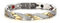 JUGUTA Edelstahl Schmuck Stahl Titan Magnetarmband Damen Magnetarmband Magnetisches Armreif Für Männer Frauen (Silber+Gold)