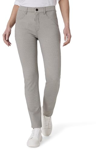 STOOKER Milano Jersey Print Damen 5-Pocket-Hose Magic Shape Fit Printed, Bedruckt clean wash eng lang